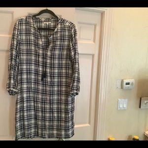 Madewell plaid lightweight flannel dress